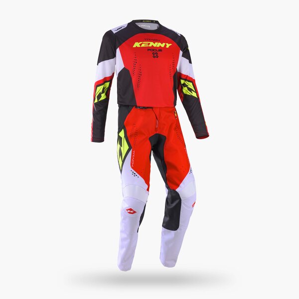 Track Pants Red Neon