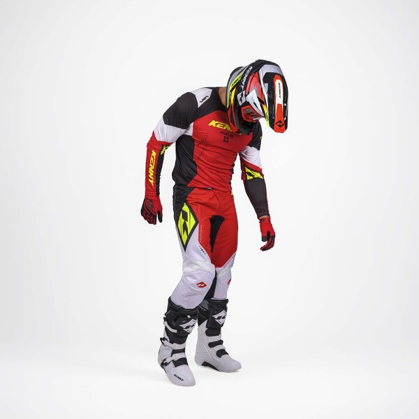 Track Pants Red Neon