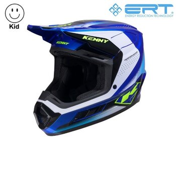 Kid Performance Helmet Graphic  Racing Blue
