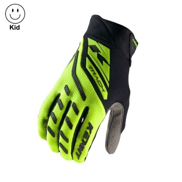 Kid Track Gloves Neon Yellow