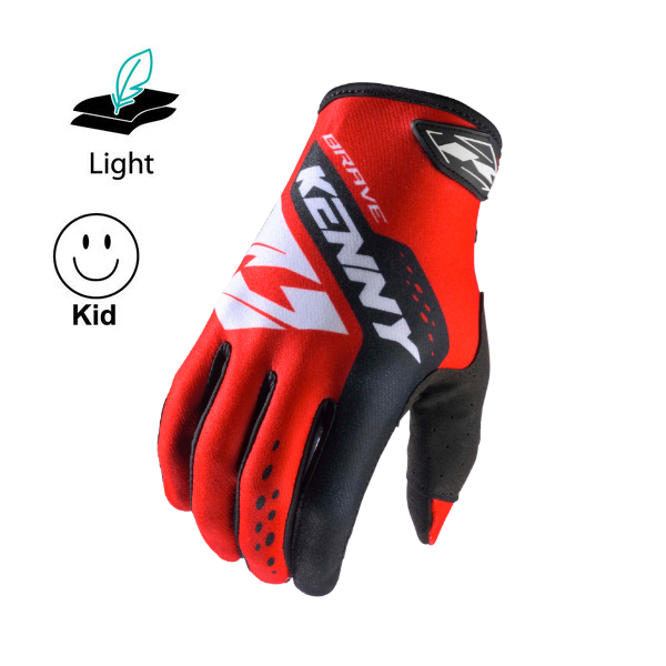 Kid Brave Gloves Red