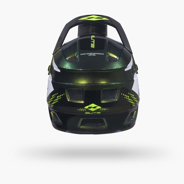 Elite BMX Helmet Graphic + Green Chameleon