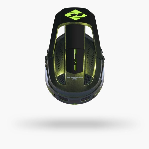 Elite BMX Helmet Graphic + Green Chameleon