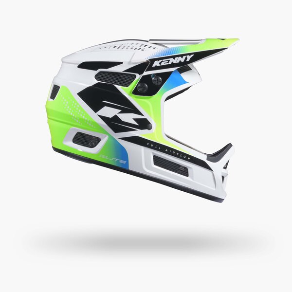 Elite BMX Helmet Graphic + Neon Green