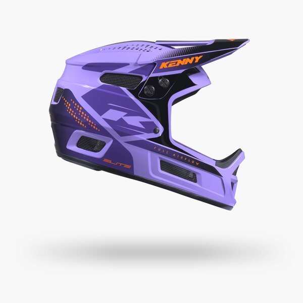 Elite BMX Helmet Graphic + Purple