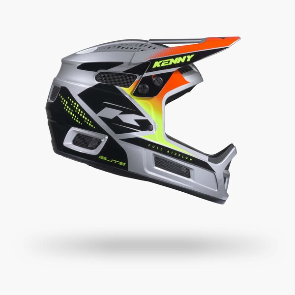 Elite BMX Helmet Graphic + Silver
