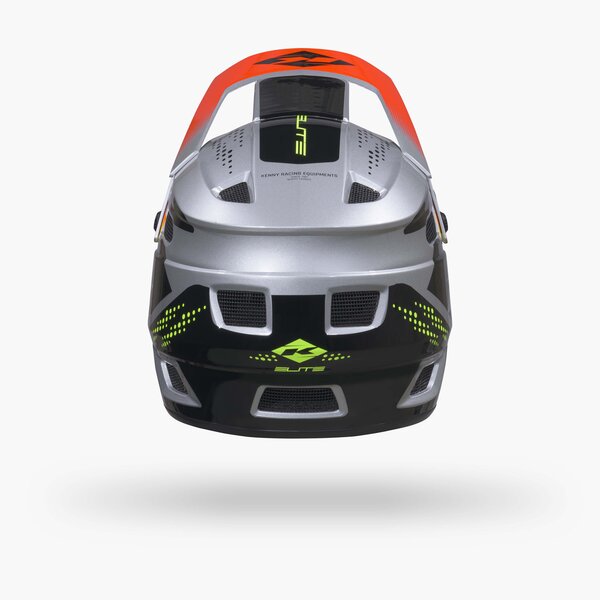 Elite BMX Helmet Graphic + Silver