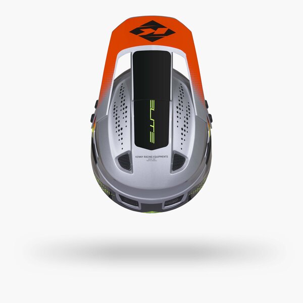Elite BMX Helmet Graphic + Silver