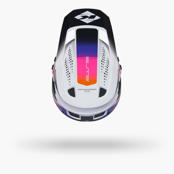 Elite BMX Helmet Graphic + White Gradient