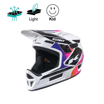 Elite BMX Helmet Graphic + White Gradient
