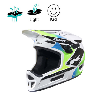 Elite BMX Helmet Graphic + Neon Green