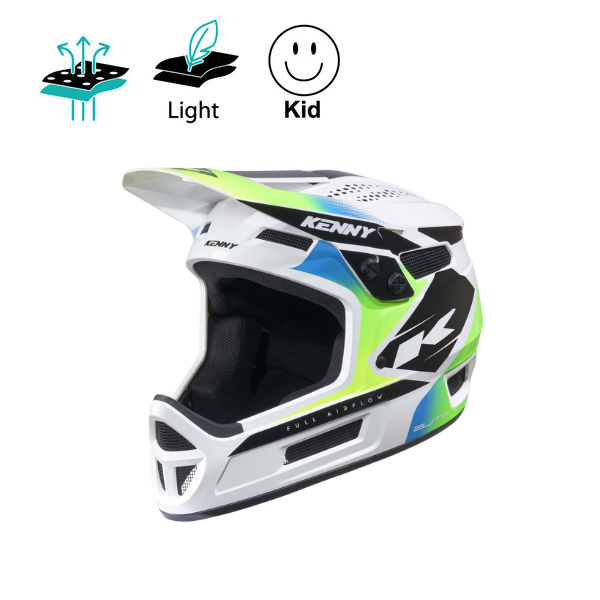 Elite BMX Helmet Graphic + Neon Green