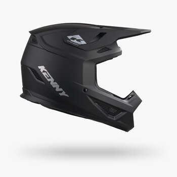 Track Helmet Solid Matt Black