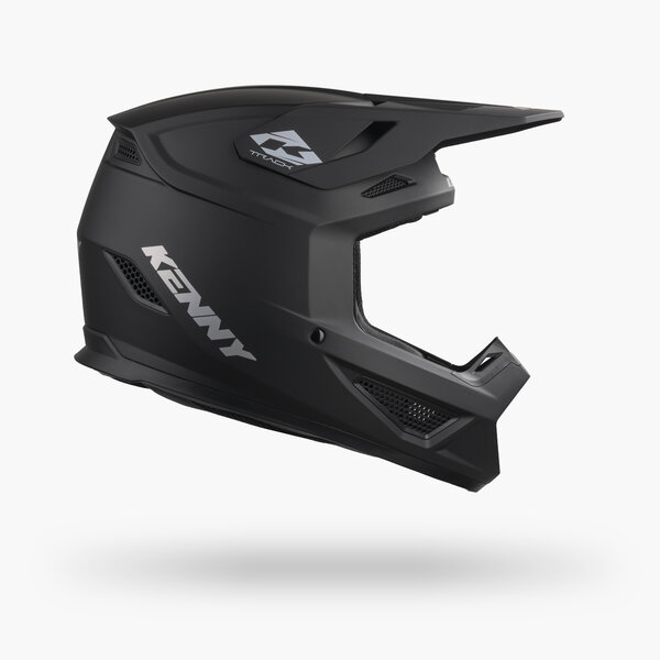 Track Helmet Solid Matt Black
