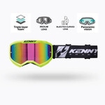 Track Kombat + Goggles Neon Yellow