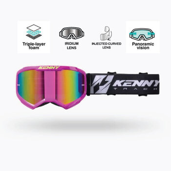 Track Kombat + Goggles Purple