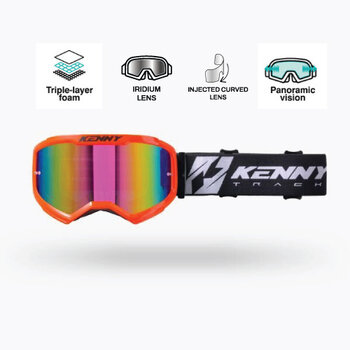Track Kombat + Goggles Orange
