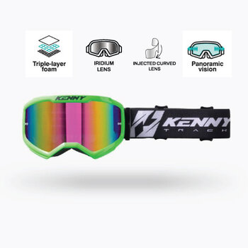 Track Kombat + Goggles Green