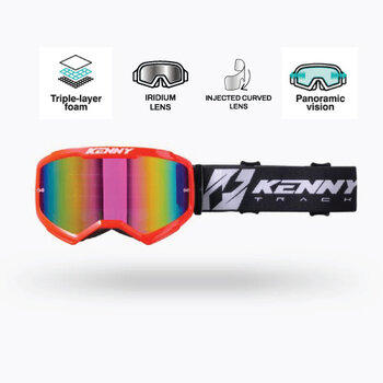 Track Kombat + Goggles Red