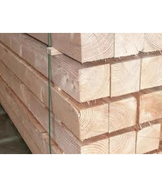 Douglas balk fijnbezaagd 150x150mm (15 x 15 cm)