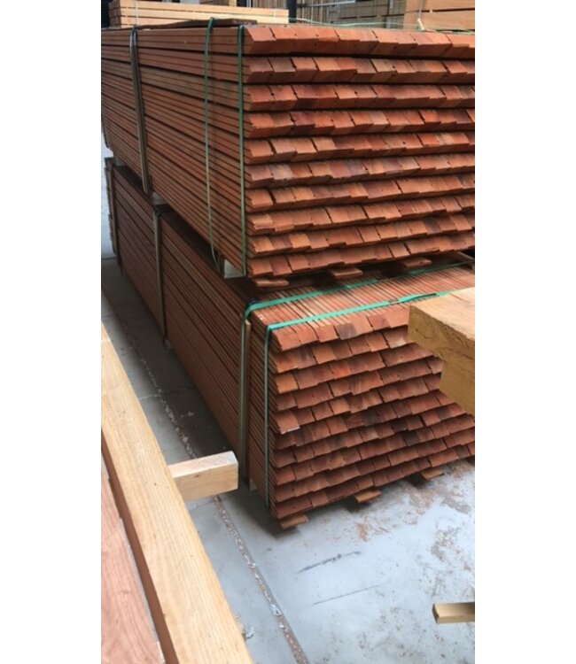 Hardhouten geschaafde palen 60x60x2750mm