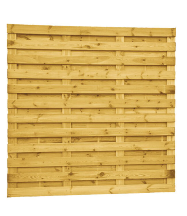 23-planks grenen scherm Groen geimp.