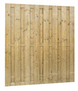 15-planks jumboscherm vuren Groen geimp.