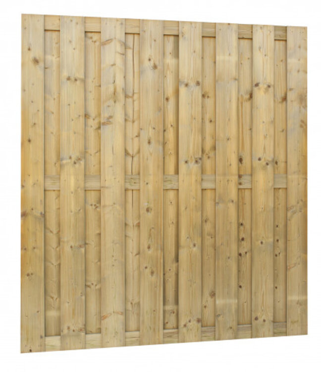 15-planks jumboscherm vuren Groen geimp.