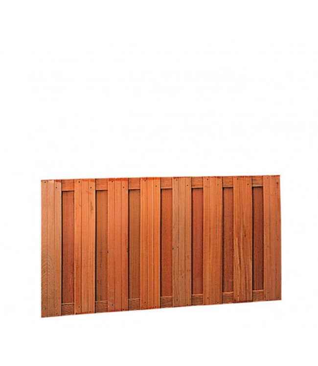 15-planks Hardhouten scherm 180x90cm