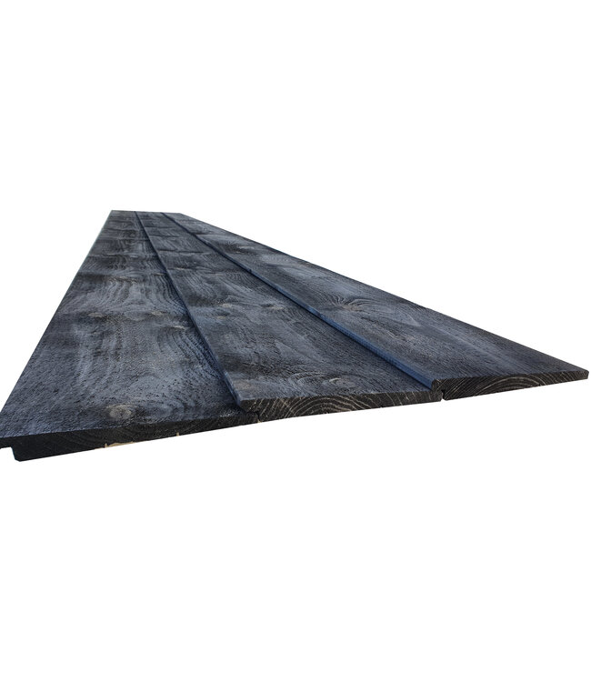 Zwart geimpregneerd vuren zweeds rabat 11/24x195mm
