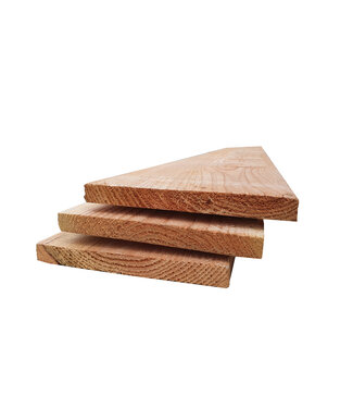 Douglas plank fijnbezaagd blank 25x250mm
