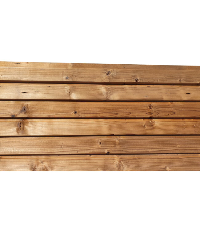 Dubbel Rhombusprofiel Thermohout 28x145mm