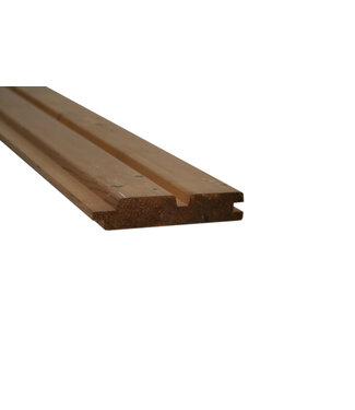Dubbel Rhombusprofiel Thermohout 28x145mm