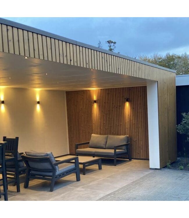 Dubbel Rhombusprofiel Thermohout 28x145mm