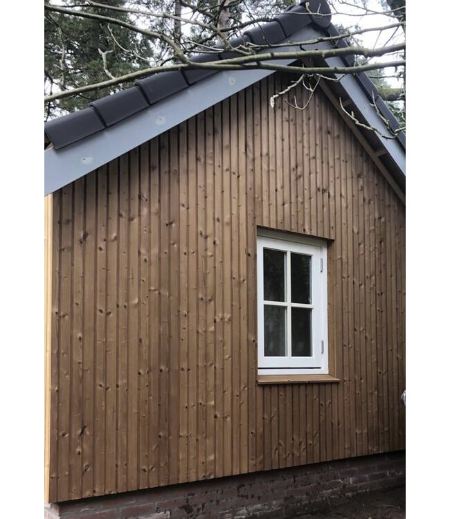 Dubbel Rhombusprofiel Thermohout 28x145mm