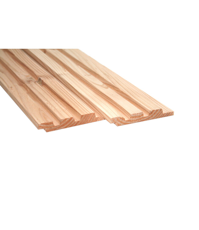 Houthandel Dronten Triple Rhombusprofiel Douglas 20x145mm