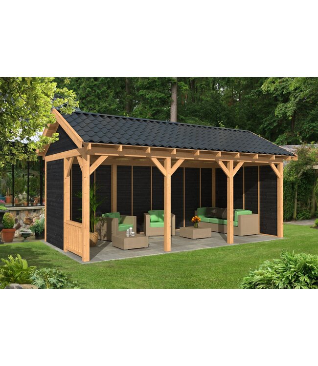 Tuindeco  Douglas Zadeldak Hamar L 690x395cm