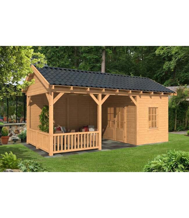 Tuindeco  Douglas Zadeldak Hamar L 690x395cm