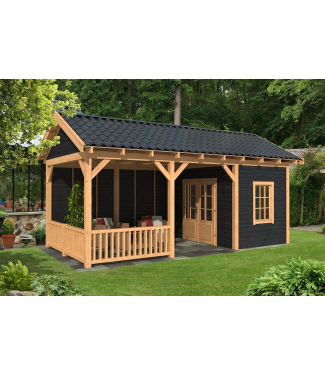 Tuindeco  Douglas Zadeldak Hamar L 690x395cm