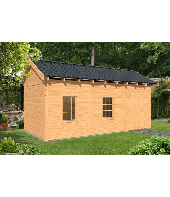 Tuindeco  Douglas Zadeldak Hamar L 690x395cm