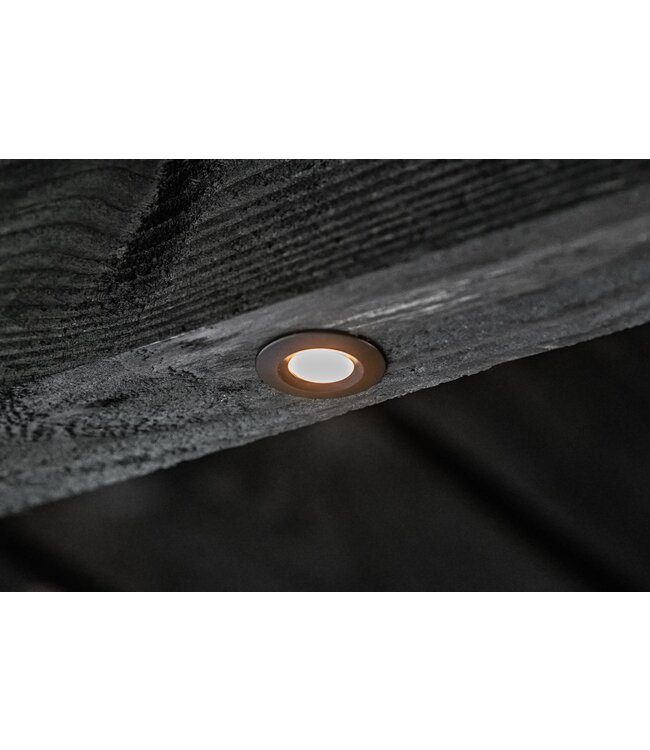 Tuindeco  LED Inbouwspot zwart (2st)