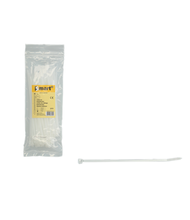 Nylon kabelband / Tiewraps Naturel