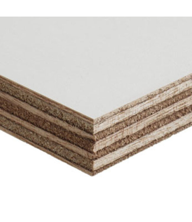 Okoume wit gegrond 2520x1240mm 9mm