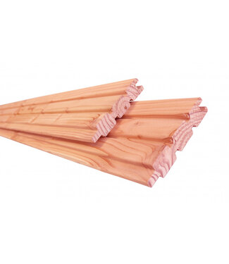 Woodvision Triple rhombusprofiel douglas 2-zijdig