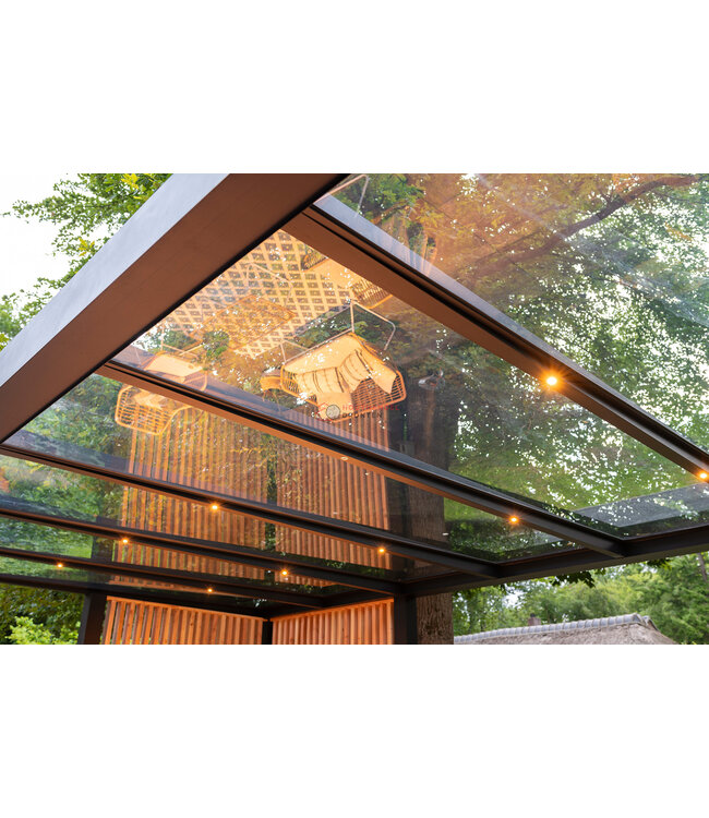 Flatroof overkapping