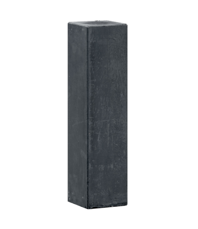 Tuindeco  Betonpoer 12x12x60 antraciet kleine facetrand