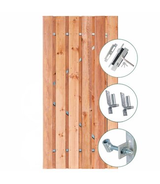 Tuindeco  Tuindeur Privacy red class