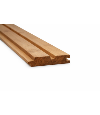 Dubbel Rhombusprofiel Thermohout 28x145mm