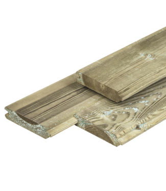 Tuindeco  Grenen blokhutprofiel 28x125mm