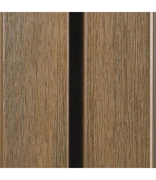 Tuindeco  Puratech 55, Dubbel profiel Teak